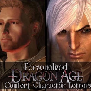 Carta de Conforto de Dragon Age PERSONALIZADA | PDF Personalizado de 1 a 5 Páginas | Presente de Revista de Fantasia