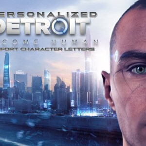 Detroit: Carta "Conviértete en Humano" PERSONALIZADA / PDF personalizado de 1 a 5 páginas / Regalo de juego para Android