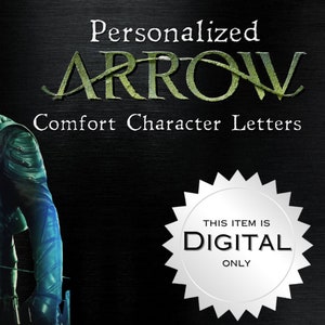 Carta de consuelo Arrow PERSONALIZADA / PDF personalizado de 1 a 5 páginas / Regalo de vigilante de DC
