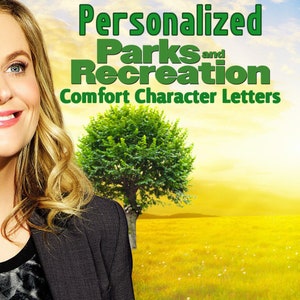 Carta de conforto personalizada para Parks and Recreation | PDF personalizado para fãs de 1 a 5 páginas | PDF inspirador para fãs de conforto | Entrega por e-mail