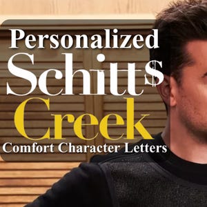 Carta de conforto personalizada da Schitt's Creek | Presente digital por e-mail | Mensagem de fã de 1 a 5 páginas | PDF para fãs de programas de TV