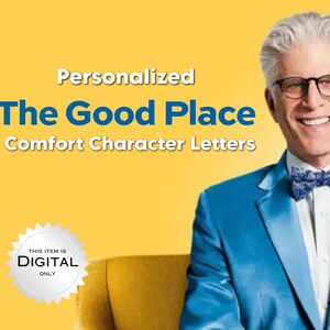 Carta de consuelo personalizada de Good Place / Regalo digital por correo electrónico / Mensaje para fans de 1 a 5 páginas / PDF de apoyo para el más allá