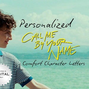 Rufen Sie mich bei Ihrem Namen an Benutzerdefinierter Komfortbuchstabe PERSONALIZED | Digitales E-Mail Geschenk | 1–5 Seite Fan Nachricht | CMBYN