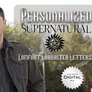 Carta de consuelo personalizada sobrenatural / Regalo digital por correo electrónico / Mensaje para fans de 1 a 5 páginas / Apoyo inspirado en Winchester
