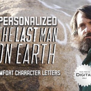 Carta de conforto personalizada "Último Homem na Terra" | Presente digital por e-mail | Mensagem de fã de 1 a 5 páginas | PDF de fã pós-apocalíptico