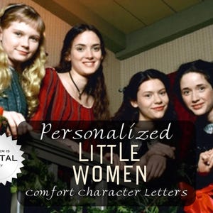 Carta de conforto personalizada para Mulheres Pequenas | Presente digital por e-mail | Mensagem de fã de 1 a 5 páginas