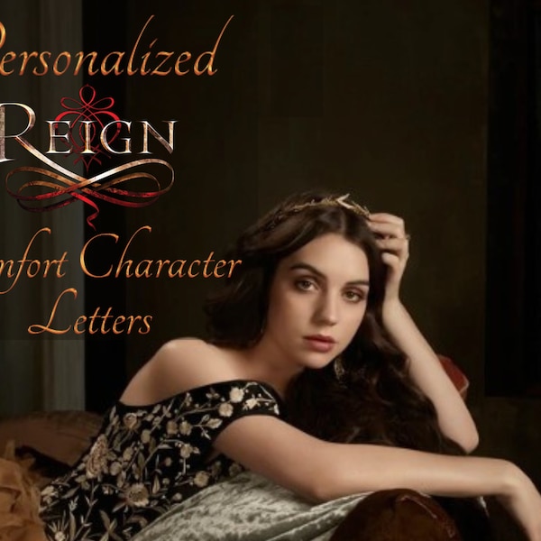 Personalized Digital Reign Comfort Character Letters