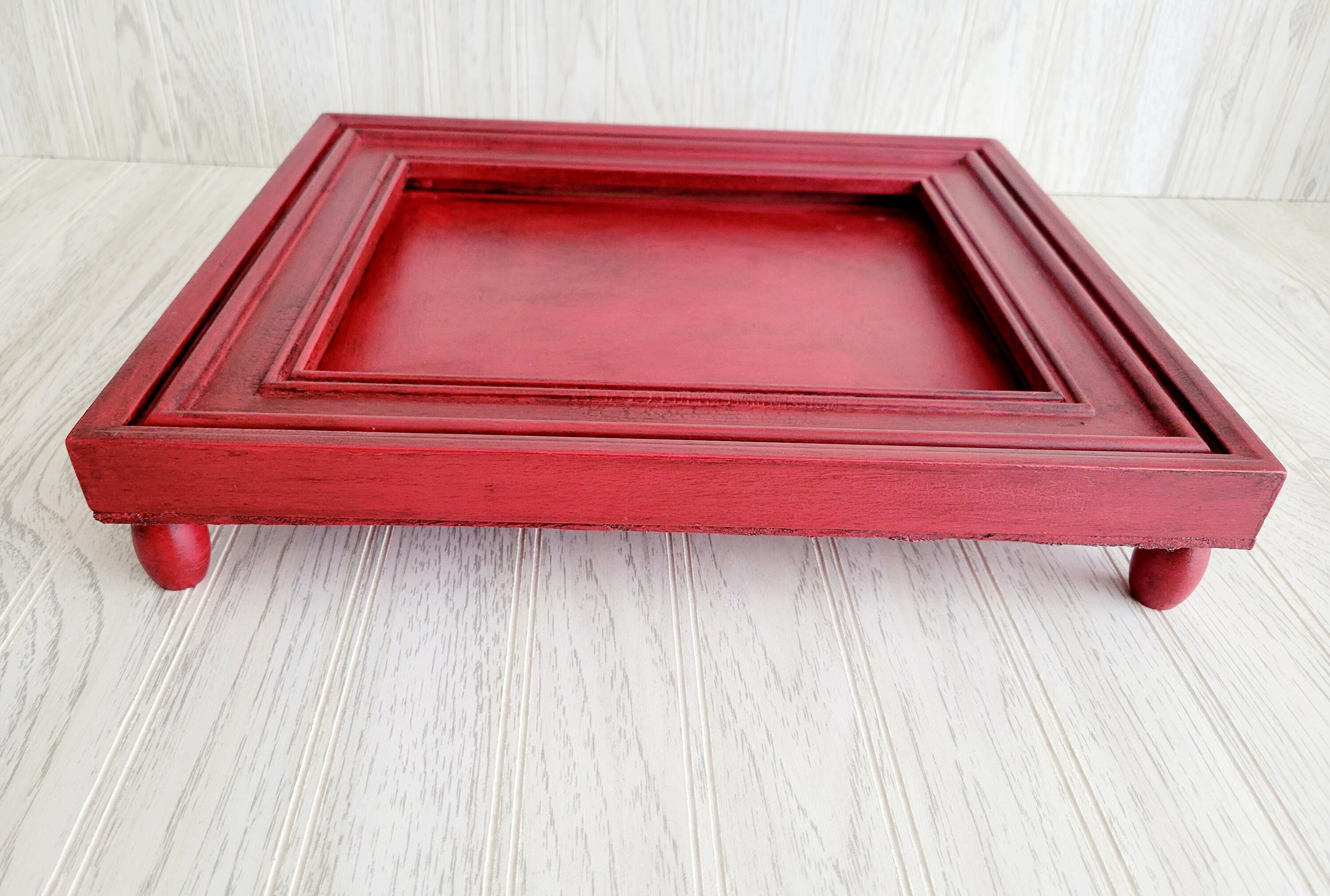 Rustic Red Riser - Etsy