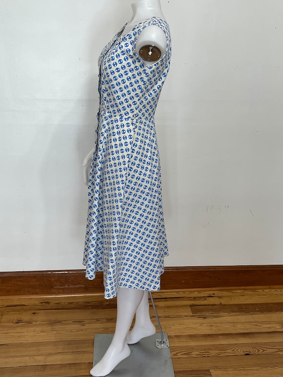 1940-50s Penneys Cotton Day Dress - image 3