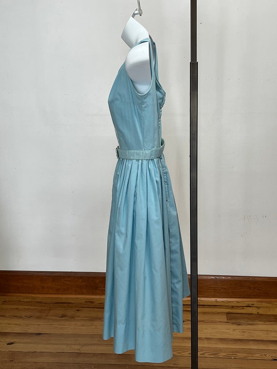 Baby Blue 50s Teen Party Dress - image 3