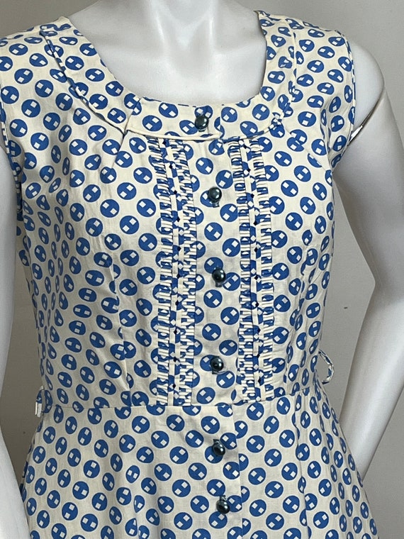 1940-50s Penneys Cotton Day Dress - image 7