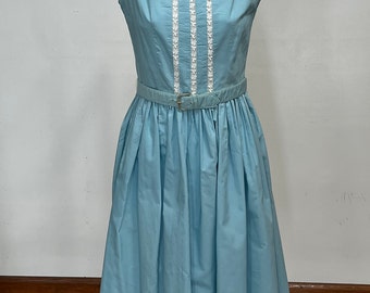 Baby Blue 50s Teen Party Dress