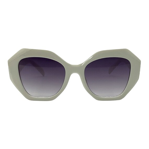 Geometric top sunglasses hexagon