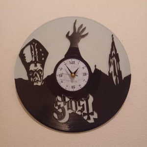 GHOST PAPA Vinyl Record LP Clock image 1