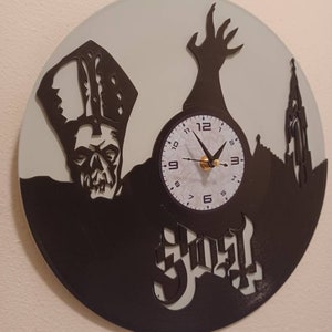 GHOST PAPA Vinyl Record LP Clock image 3