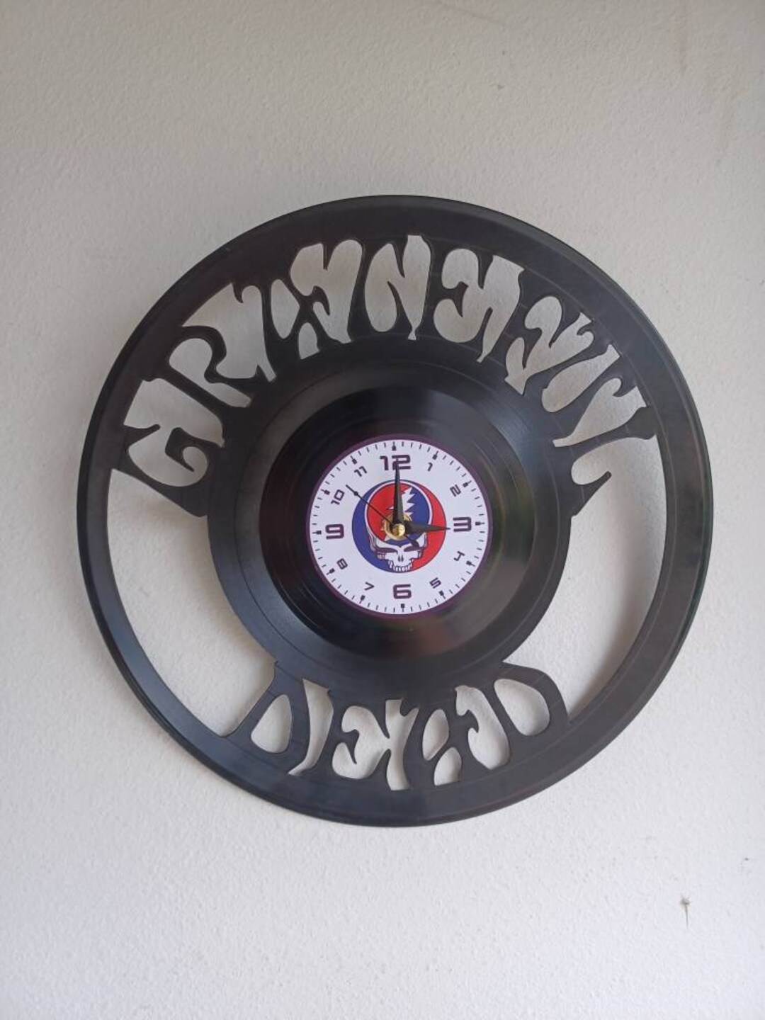 Grateful Dead Themed Vinyl Record Clock - Etsy