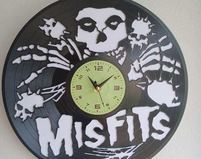 MISFITS Vinyl Record Clock