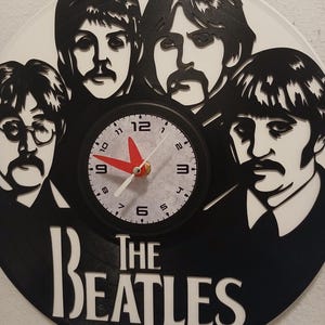 BEATLES Abbey Road Vinyl Record Clock