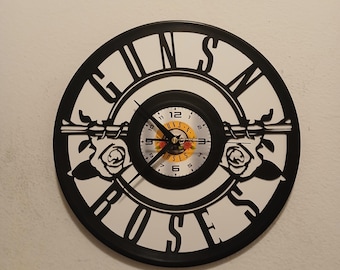 GUNS N ROSES  Vinyl Record Clock