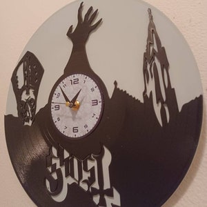 GHOST PAPA Vinyl Record LP Clock image 2