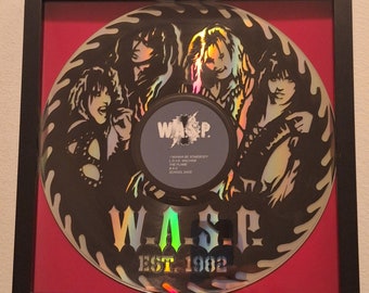 W.A.S.P. Vinyl Record Lp Shadow Box