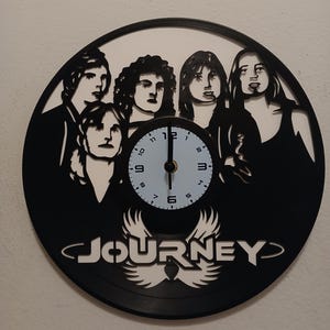 JOURNEY Don&#39;t Stop Escape Vinyl Lp Clock