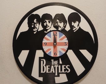 BEATLES Abbey Road Vinyl Record Clock