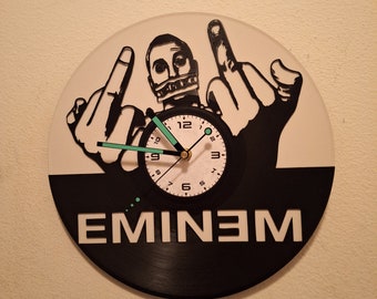 EMINEM Vinyl Lp Record Clock