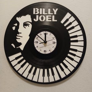 BILLY JOEL Piano Man Vinyl Record Clock