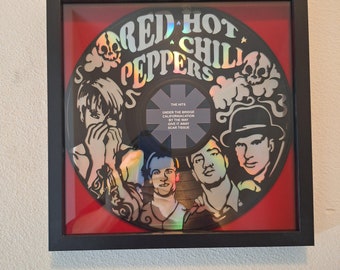 Red Hot Chili Peppers Vinyl Record LP Shadow Box Decor