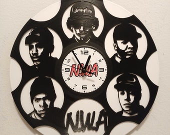 NWA Vinyl Record Lp Clock