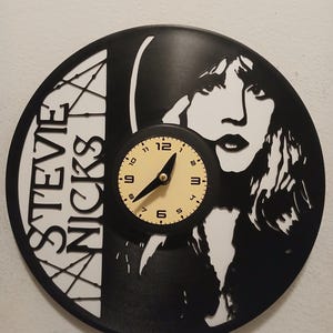 STEVIE NICKS Vinyl Record Clock