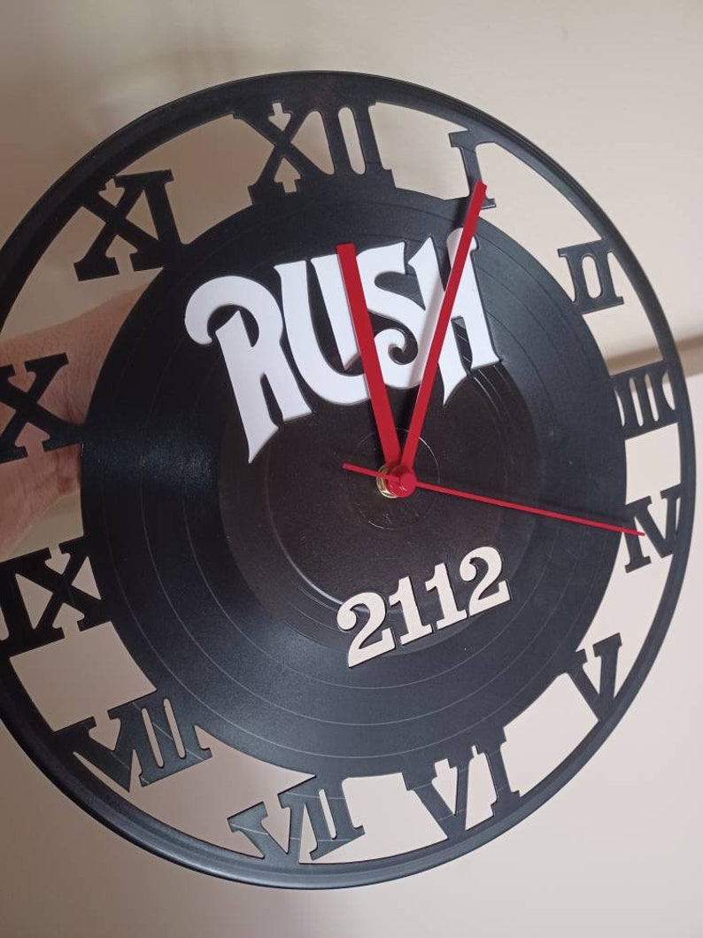 RUSH 2112 Vinyl Record Clock - Etsy