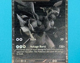 N's Zekrom Full Art Custom Pokmon Card - Etsy N's Zekrom Full Art Custom Pokmon Card - Etsy