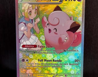 Textured · Lillie’s Clefairy ex · Journey Together (JTG) #184 Custom Card