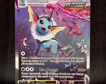 Textured - Aquamarin V-MAX · Sword & Shield Promos #SWSH182 Custom Card