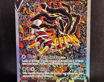 Tarjeta proxy texturizada de Giratina V · Lost Origin (LOR) #186