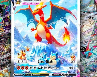 リザードン ソーラーフォルム VMAX ポケモンカード - Etsy 日本