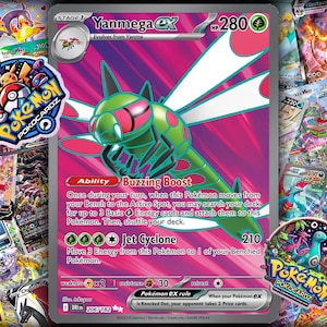 Yanmega ex · Destined Rivals (DRI) #206 Proxy Karte