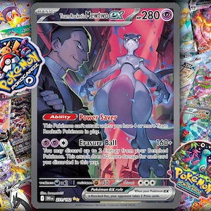 Team Rockets Mewtu ex · Destined Rivals (DRI) #231 Proxy Karte