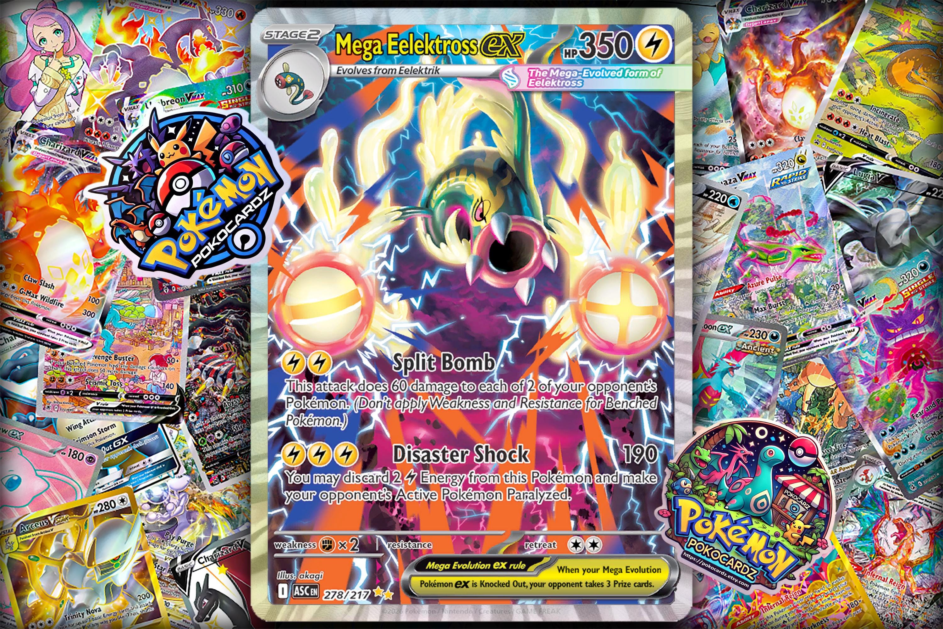 Mega Eelektross EX Ascended Heroes (ASC) # 278 Custom Card - Etsy
