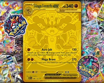 Mega Lucario ex · Mega Evolution (MEG) #188 Custom Card