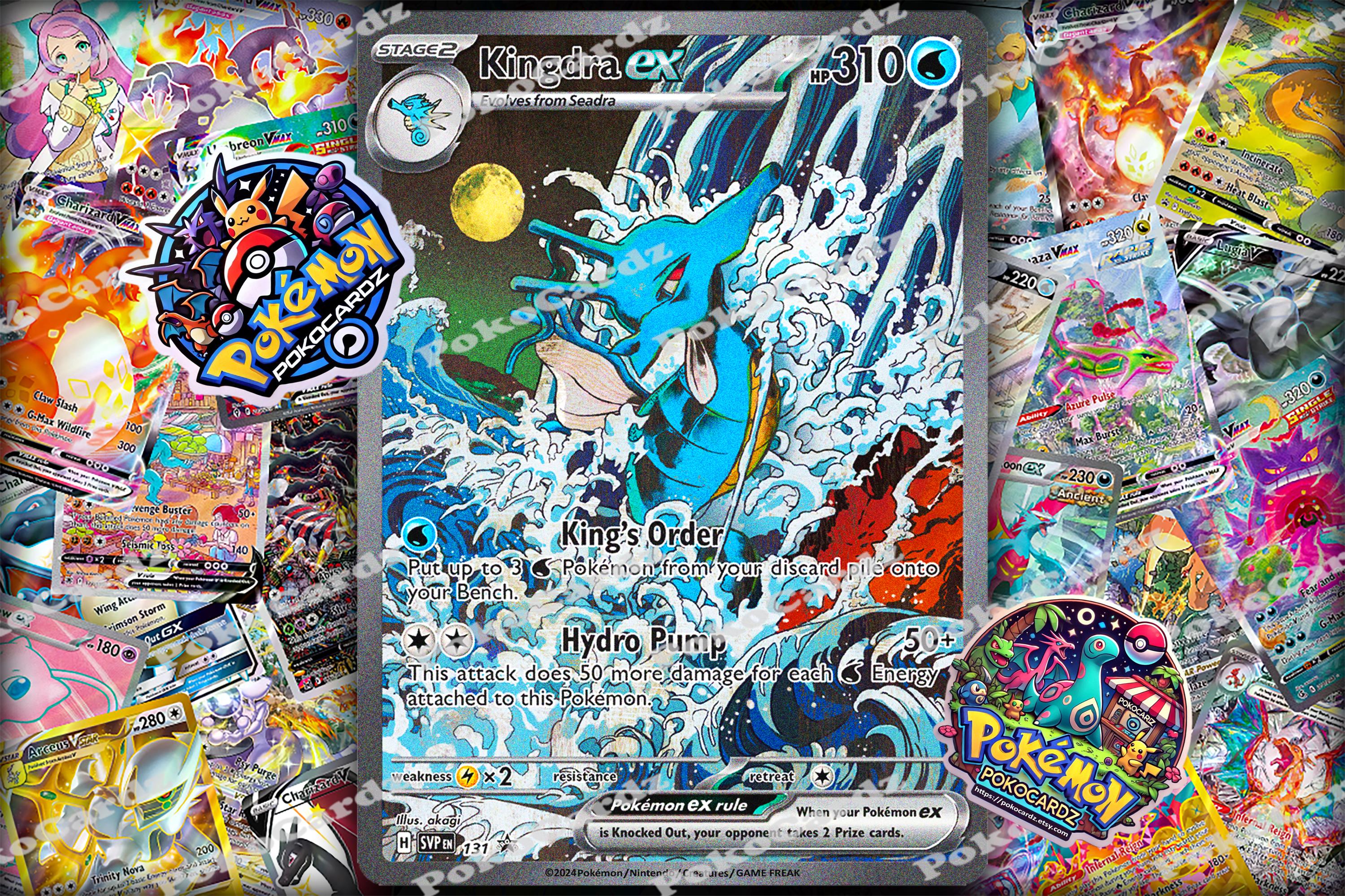 Kingdra Ex · Scarlet & Violet Promos (SVP) #131 Proxy Card - Etsy