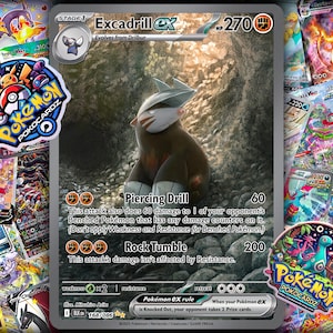 Excadrill ex · Black Bolt (BLK) #168 Proxy Card