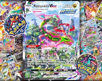 Tarjeta proxy Rayquaza VMAX · Evolving Skies (EVS) n.° 218