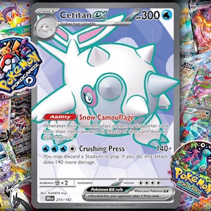 Cetitan ex · Destined Rivals (DRI) #210 Proxy Karte