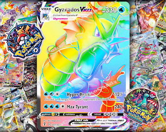 2021 Pokemon Evolving Skies Full Art Gyarados VMAX #29 - PSA
