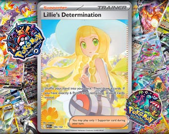 Lillie’s Resolve SAR Trainer Card Lillie 053/054 Trainer Rare SM10b: Sky Legend | eBay
