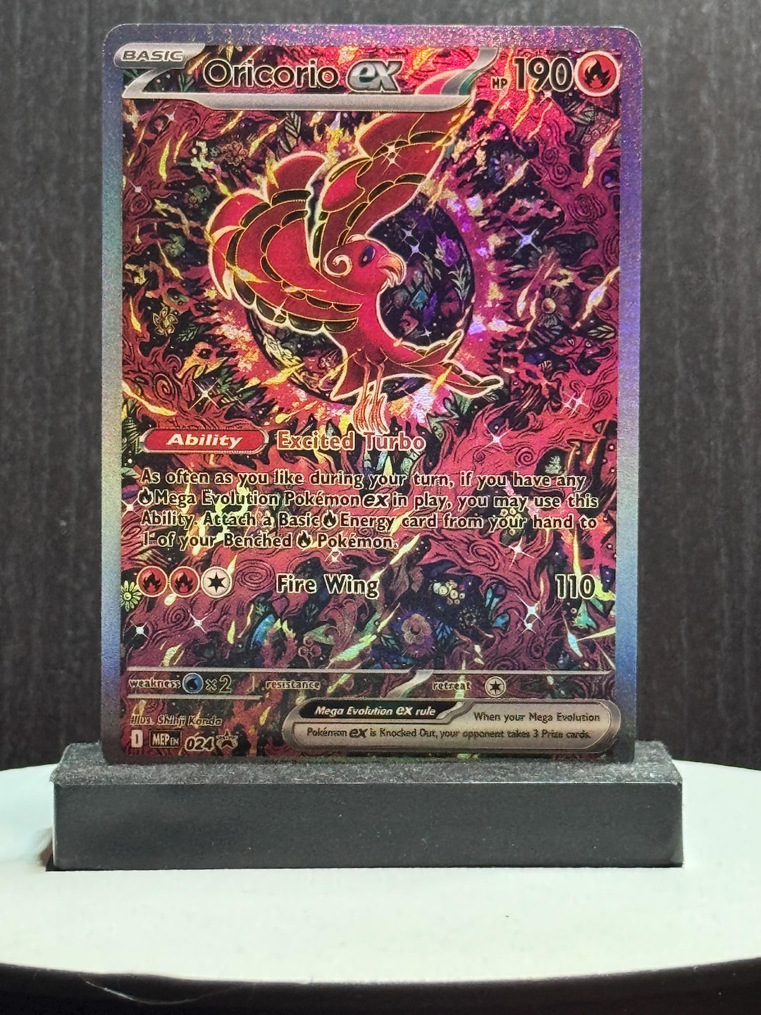 oricorio pokemon card value Ex · Mega Evolution Promos (MEP) #024 Custom Pokémon Hit Points90 HP Form Pokemon – Oricorio GX -
