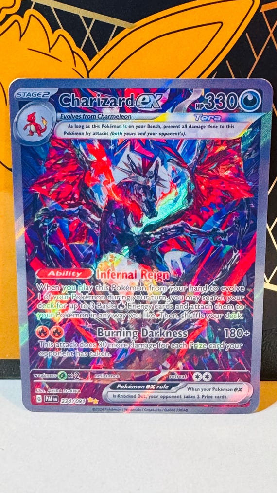 Charizard Ex · Paldean Fates (PAF) #234 Proxy Card - Etsy